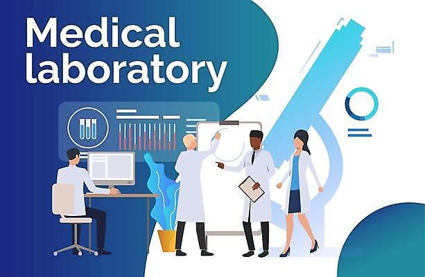 EPS 해외이미지 전신 여자 남자 의자 일러스트 의학 그래프 현미경 서기 앉기 여러명 성인 컴퓨터 모니터 과학자 책상 성인만 해외일러스트 직업 과학 가구 다수 모션 실험기구 사람 전자제품 학자 파일형식 벡터 이미지허브