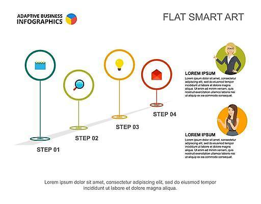 EPS 해외이미지 여자 남자 허리손 일러스트 비즈니스 전구 돋보기 편지봉투 상반신 성인 두명 자료 인포그래픽 달력 가리킴 업무 비즈니스우먼 플랫 단계 경영 성인만 해외일러스트 포즈 봉투 사람 손짓 작업 직장인 편지 파일형식 벡터 이미지허브