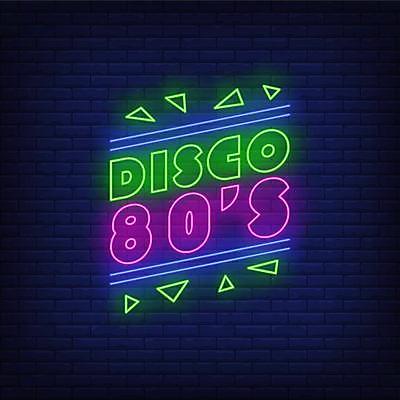 EPS 해외이미지 음악 일러스트 텍스트 사람없음 빛 파티 복고 디스코 80년대 해외일러스트 문화예술 이벤트 춤 파일형식 벡터 이미지허브