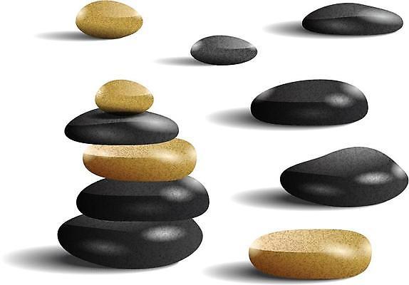 EPS 해외이미지 일러스트 사람없음 스파 조약돌 스파용품 스톤 해외일러스트 돌_바위 오브젝트 파일형식 벡터 이미지허브