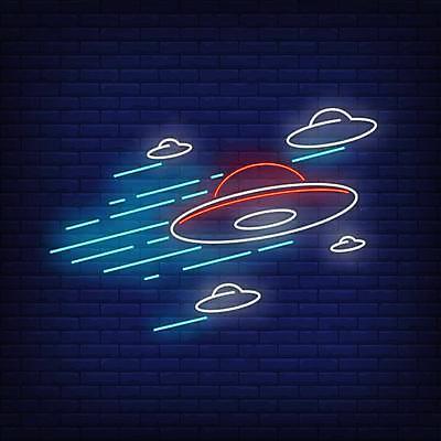 EPS 해외이미지 일러스트 사람없음 빛 외계인 우주선 UFO 공상 초능력 해외일러스트 우주 미확인물체 파일형식 벡터 이미지허브