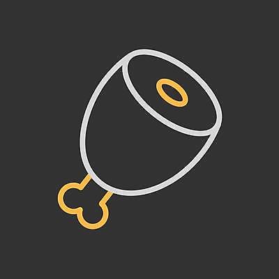 EPS 해외이미지 일러스트 육류 사람없음 해외일러스트 식재료 파일형식 벡터 이미지허브