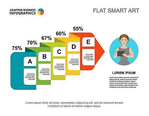 EPS 해외이미지 여자 화살표 일러스트 비즈니스 한명 들기 상반신 성인 자료 인포그래픽 업무 비즈니스우먼 플랫 순서 성인여자한명만 해외일러스트 1 모션 사람 작업 직장인 여자한명만 성인여자만 파일형식 벡터 이미지허브