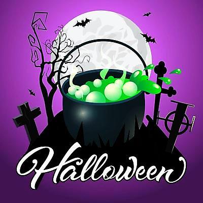EPS 해외이미지 나무 일러스트 이벤트 사람없음 보라색 거품 할로윈 달 무덤 독약 냄비 박쥐 해외일러스트 자연요소 식물 컬러 포유류 솥 파일형식 벡터 이미지허브