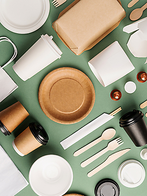 포토 JPG 해외이미지 포크 실내 사람없음 하이앵글 쇼핑백 숟가락 재활용 나이프 일회용 종이상자 에코 친환경 에코라이프 나무젓가락 일회용접시 테이크아웃컵 포장용기 플랫레이 초록배경 종이접시 해외포토 라이프스타일 식기 접시 뷰포인트 백그라운드 가방 젓가락 수저 내부 컵 초록색 상자 환경 플랫 칼 포장재료 파일형식 이미지허브