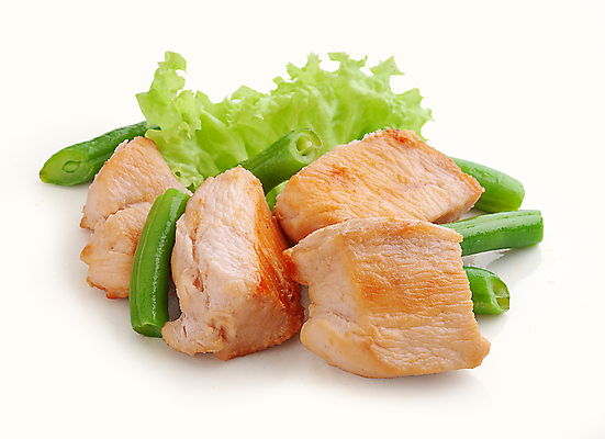 포토 JPG 해외이미지 실내 사람없음 상추 흰배경 콩깍지 닭고기요리 해외포토 음식 백그라운드 채소 콩 내부 흰색 파일형식 이미지허브