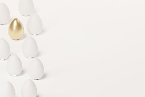 포토 JPG 해외이미지 사람없음 3D 계란 여러개 흰색 심플 카피스페이스 미니멀 해외포토 컬러 다수 알 공백 디지털합성 파일형식 이미지허브