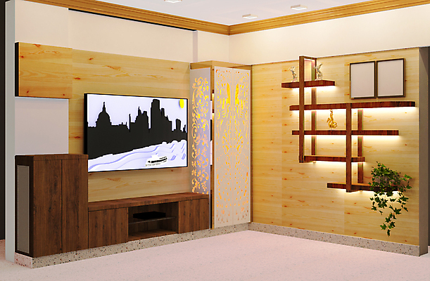 포토 JPG 해외이미지 디자인 벽 건축양식 유리 선반 주택 사람없음 내부 목재 텔레비전 방 황금 해외포토 나무 건축 가구 재료 재질 건물 전자제품 파일형식 이미지허브