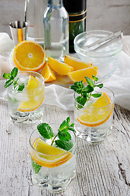 포토 JPG 해외이미지 오렌지 잔 사람없음 칵테일 과실주 민트 브랜디 해외포토 식기 과일 주류 허브 파일형식 이미지허브