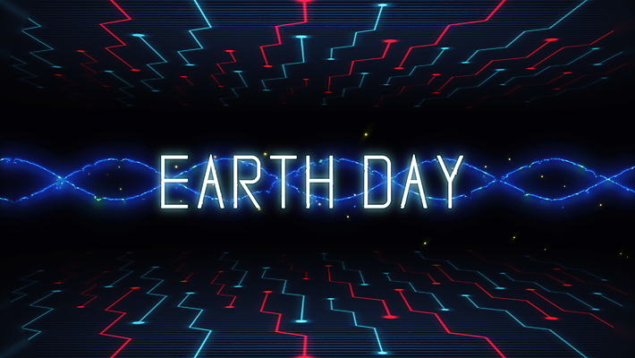 JPG 해외이미지 영어 일러스트 타이포그라피 사람없음 디지털 사이버 데이 지구의날 SF 해외일러스트 문자 기념일 파일형식 이미지허브