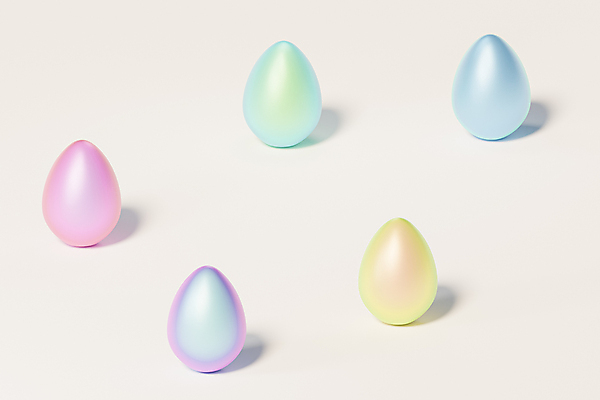 포토 JPG 해외이미지 그림자 사람없음 컬러풀 3D 계란 여러개 심플 베이지색배경 미니멀 해외포토 컬러 다수 백그라운드 알 디지털합성 베이지색 파일형식 이미지허브