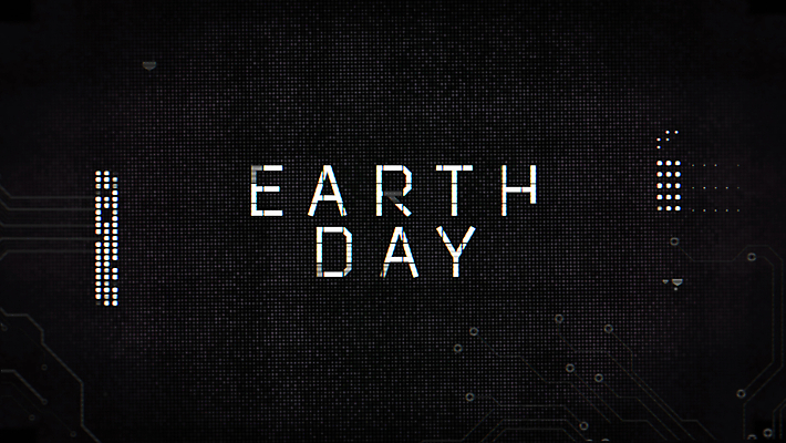 JPG 해외이미지 영어 일러스트 타이포그라피 사람없음 디지털 사이버 데이 지구의날 효과 해외일러스트 문자 기념일 파일형식 이미지허브