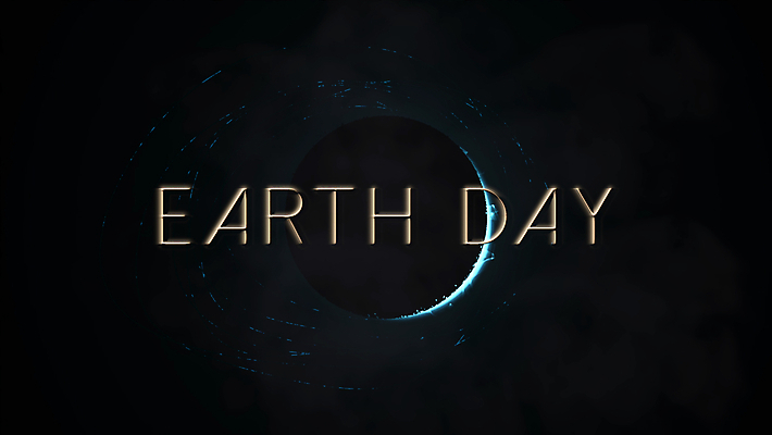 JPG 해외이미지 영어 지구 일러스트 타이포그라피 사람없음 우주 금속 데이 지구의날 해외일러스트 문자 기념일 재질 파일형식 이미지허브