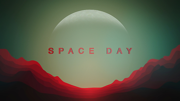 JPG 해외이미지 영어 기념일 일러스트 타이포그라피 사람없음 빨간색 우주 행성 달 데이 해외일러스트 자연요소 문자 컬러 이벤트 파일형식 이미지허브