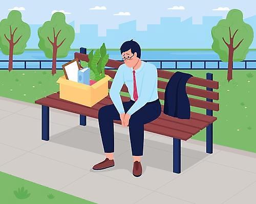 EPS 해외이미지 전신 공원 남자 벤치 일러스트 한명 앉기 성인 상자 비즈니스맨 만화 실업자 실업 성인남자한명만 해외일러스트 1 공공시설 의자 비즈니스 모션 사람 직장인 남자한명만 성인남자만 파일형식 벡터 이미지허브