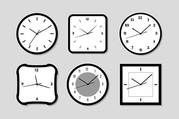 EPS 해외이미지 디자인 얼굴 벽 시계 백그라운드 컨셉 일러스트 비즈니스 사무실 숫자 검은색 흰색 시간 원형 플랫 심볼 손목시계 오브젝트 사인 싱글 심플 타이머 고립 분 해외일러스트 도형 문자 컬러 장신구 신체부위 파일형식 벡터 이미지허브