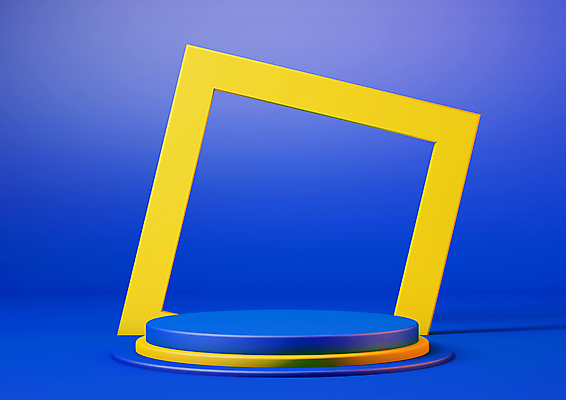 JPG 해외이미지 백그라운드 사람없음 파란색 3D 받침대 해외포토 포토 컬러 디지털합성 파일형식 이미지허브