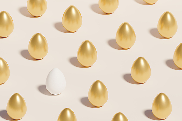 포토 JPG 해외이미지 패턴 사람없음 3D 계란 여러개 금색 심플 베이지색배경 미니멀 해외포토 컬러 다수 백그라운드 무늬 알 디지털합성 베이지색 파일형식 이미지허브