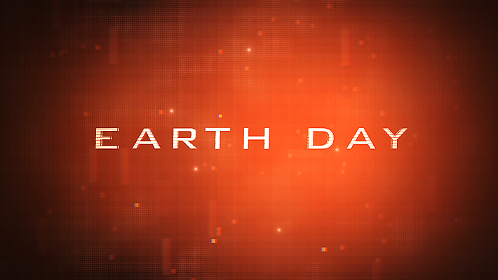 JPG 해외이미지 영어 일러스트 타이포그라피 사람없음 디지털 사이버 데이 지구의날 효과 해외일러스트 문자 기념일 파일형식 이미지허브