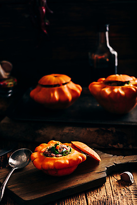 포토 JPG 해외이미지 호박 서양음식 육류 요리 사람없음 나무바닥 해외포토 음식 채소 식재료 바닥 파일형식 이미지허브