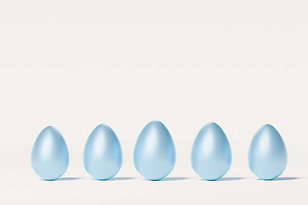 포토 JPG 해외이미지 사람없음 파란색 3D 계란 여러개 흰색 심플 일렬 베이지색배경 미니멀 해외포토 컬러 다수 백그라운드 알 디지털합성 베이지색 파일형식 이미지허브