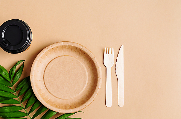 포토 JPG 해외이미지 포크 실내 사람없음 하이앵글 재활용 나이프 일회용 에코 친환경 에코라이프 열대잎 일회용접시 포장용기 베이지색배경 카피스페이스 종이접시 해외포토 라이프스타일 식기 접시 뷰포인트 백그라운드 잎 내부 환경 공백 칼 베이지색 포장재료 파일형식 이미지허브