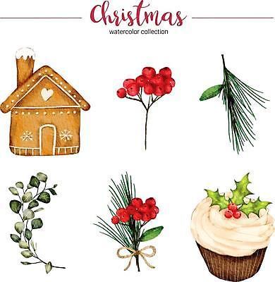 EPS 해외이미지 리본 잎 크리스마스 일러스트 타이포그라피 글자캘리그라피 사람없음 컵케이크 솔잎 호랑가시나무열매 진저쿠키 집모양 해외일러스트 모양 식물 문자 기념일 열매 캘리그라피 쿠키 케이크 파일형식 벡터 이미지허브