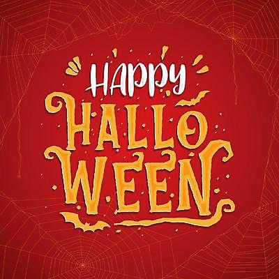 EPS 해외이미지 일러스트 타이포그라피 사람없음 할로윈 축하 거미줄 박쥐 해외일러스트 문자 컨셉 포유류 파일형식 벡터 이미지허브