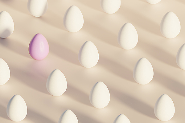 포토 JPG 해외이미지 분홍색 패턴 그림자 사람없음 3D 계란 여러개 흰색 심플 베이지색배경 미니멀 해외포토 컬러 다수 백그라운드 무늬 알 디지털합성 베이지색 파일형식 이미지허브