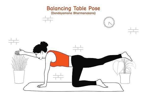 EPS 해외이미지 식물 얼굴 벽 포즈 일러스트 요가 자연 휴식 건강 운동 플랫 연습 명상 손그림 스타일 아사나자세 해외일러스트 웰빙 컨셉 신체부위 요가자세 생태계 파일형식 벡터 이미지허브