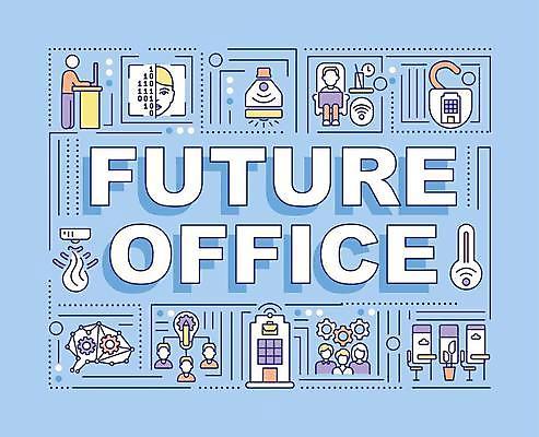 EPS 해외이미지 디자인 배너 영어 점선 선 하늘색 의자 라인일러스트 일러스트 비즈니스 미래 사람모양 자물쇠 타이포그라피 사람없음 단어 노트북 사무실 비즈니스맨 비즈니스우먼 연결 책상 톱니바퀴 해외일러스트 모양 문자 여자 남자 가구 컨셉 파란색 전자제품 직장인 파일형식 벡터 이미지허브