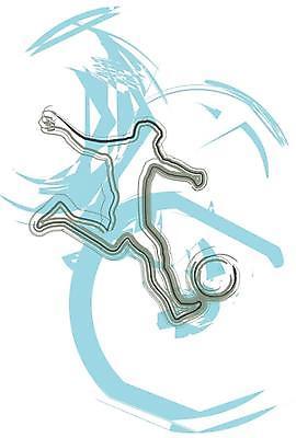 EPS 해외이미지 실루엣 하늘색 일러스트 축구공 축구선수 사람없음 축구 슛 축구경기 해외일러스트 공 축구용품 운동선수 촬영기법 경기 파란색 구기 파일형식 벡터 이미지허브