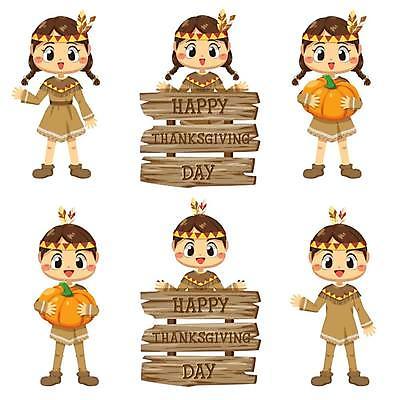 EPS 해외이미지 전신 여자 남자 어린이 일러스트 호박 들기 손짓 소년 여러명 농작물 갈색 표지판 추수감사절 인디언의상 어린이만 해외일러스트 기독교 컬러 다수 농업 채소 모션 알림판 사람 전통의상 파일형식 벡터 이미지허브 이미지허브