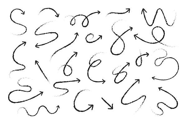 EPS 해외이미지 모양 손 디자인 일러스트 추상 화살 세트 연필 검은색 웹 페인트 흰색 붓 원형 스케치 수집 방향 심볼 사인 그림 고립 그런지 엘리먼트 타격 스타일 해외일러스트 도형 컬러 무늬 인터넷 모션 학용품 미술 신체부위 필기구 파일형식 벡터 이미지허브