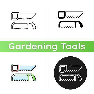 EPS 해외이미지 일러스트 사람없음 세트 원형 원예 톱 원예용품 해외일러스트 도형 생활용품 취미 공구 파일형식 벡터 이미지허브
