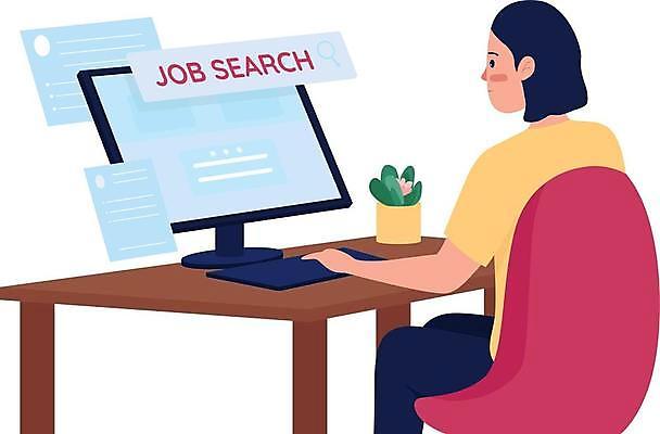 EPS 해외이미지 응시 여자 일러스트 직장 한명 앉기 상반신 성인 모니터 타이핑 업무 비즈니스우먼 만화 책상 분석 검색 고용 성인여자한명만 해외일러스트 1 시선 가구 컨셉 회사 비즈니스 모션 사람 컴퓨터 구직 작업 직장인 채용 여자한명만 성인여자만 파일형식 벡터 이미지허브