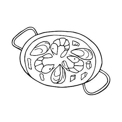 EPS 해외이미지 전통 접시 디자인 음식 바다 일러스트 밥 조개 새우 연체동물 파프리카 요리 우주 식당 검은색 저녁식사 카페 흰색 뜨거움 낙서 만화 스케치 레몬 해산물 향신료 메뉴 준비 손그림 점심식사 스페인어 해외일러스트 식기 컬러 채소 과일 어패류 무척추동물 갑각류 미술 상점 식사 향미료 파일형식 벡터 이미지허브