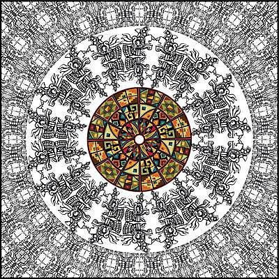 EPS 해외이미지 디자인 패턴 일러스트 추상 사람없음 패턴백그라운드 기하학 아즈텍 해외일러스트 백그라운드 무늬 파일형식 벡터 이미지허브