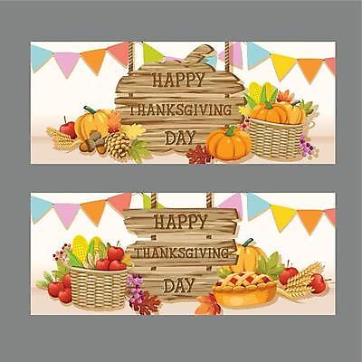 EPS 해외이미지 배너 열매 단풍 낙엽 일러스트 호박 옥수수 사람없음 농작물 세트 바구니 벼 표지판 사과 도토리 솔방울 나무판자 추수감사절 가랜드 해외일러스트 식물 기독교 잎 농업 채소 과일 곡류 알림판 목재 견과류 파티용품 파일형식 벡터 이미지허브