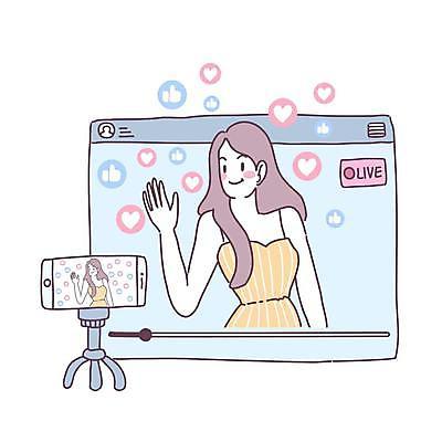 EPS 해외이미지 라이프스타일 배너 컨셉 인터넷 일러스트 비즈니스 통신 말하기 스마트폰 핸드폰 카메라 디지털 스크린 웹 낙서 만화 방송 부름 온라인 동영상 리뷰 마케팅 블로거 소셜미디어 프리랜서 생존 해외일러스트 직업 모션 생활 전자제품 스마트기기 파일형식 벡터 이미지허브