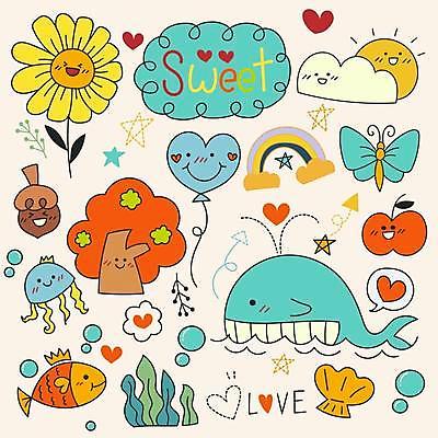 EPS 해외이미지 나무 꽃 화살표 별 나비 무지개 말풍선 스티커 일러스트 조개 왕관 어류 사람없음 태양 원형 해초 고래 물거품 도토리 손그림 하트풍선 해파리 구름모양 엘리먼트 해외일러스트 자연요소 모양 도형 식물 곤충 포유류 어패류 수중동물 거품 견과류 하트 해조류 자포동물 풍선 파일형식 벡터 구름_자연 이미지허브