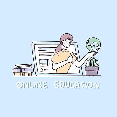 EPS 해외이미지 학생 디자인 교육 컨셉 인터넷 일러스트 통신 교실 학교 수업 책 노트북 스터디 컴퓨터 카메라 디지털 스크린 교사 램프 네트워크 가르침 플랫 강의 만화 윤곽 부름 온라인 동영상 가정교사 생존 해외일러스트 직업 모션 조명 전자제품 학습 파일형식 벡터 이미지허브