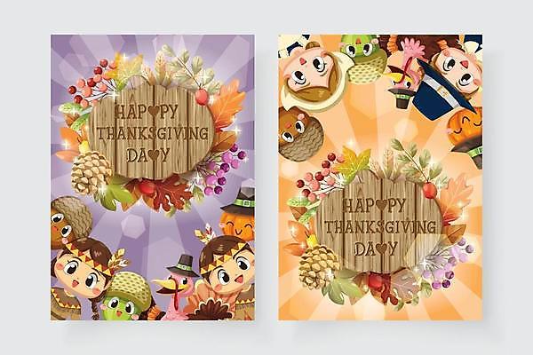 EPS 해외이미지 캐릭터 배너 여자 열매 남자 어린이 단풍 낙엽 일러스트 텍스트 호박 소년 여러명 상반신 반짝임 농작물 세트 보라색 주황색 벼 도토리 솔방울 나무판자 추수감사절 칠면조 인디언의상 어린이만 해외일러스트 일러캐릭터 식물 기독교 컬러 다수 잎 농업 채소 모션 조류 곡류 사람 목재 견과류 전통의상 파일형식 벡터 이미지허브