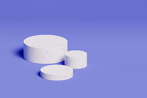 포토 JPG 해외이미지 백그라운드 그림자 사람없음 3D 흰색 원기둥 단상 보라색배경 포디움 해외포토 컬러 보라색 무대 원형 디지털합성 파일형식 이미지허브