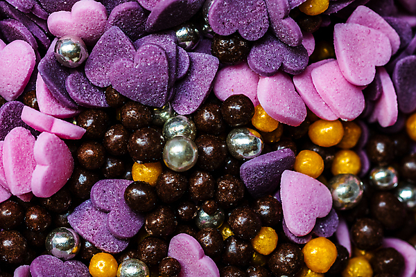 포토 JPG 해외이미지 백그라운드 사람없음 보라색 하트 가득함 스프링클 해외포토 모양 컬러 장식 파일형식 이미지허브