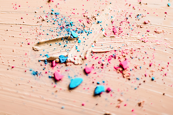 포토 JPG 해외이미지 백그라운드 사람없음 화려 가루 크림 질감 아이섀도 파운데이션 해외포토 컨셉 화장품 파일형식 이미지허브