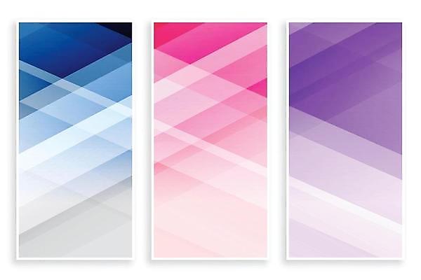 EPS 해외이미지 템플릿 배너 분홍색 패턴 일러스트 사람없음 파란색 보라색 겹침 그라데이션 해외일러스트 컬러 무늬 파일형식 벡터 이미지허브