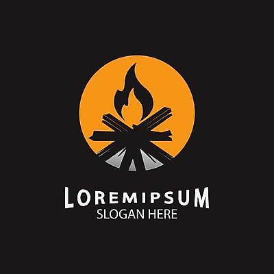 EPS 해외이미지 일러스트 사람없음 뜨거움 원형 장작 모닥불 심볼 엘리먼트 해외일러스트 도형 불 파일형식 벡터 이미지허브