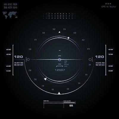 EPS 해외이미지 일러스트 사람없음 디지털 사이버 UI 인터페이스 SF 해외일러스트 파일형식 벡터 이미지허브