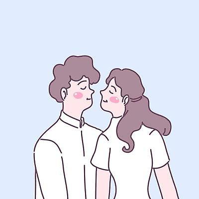 EPS 해외이미지 디자인 커플 여자 남자 행복 백그라운드 컨셉 일러스트 관계 추상 발렌타인데이 사랑 사람 하트 플랫 만화 고립 해외일러스트 모양 감정 무늬 데이이벤트 파일형식 벡터 이미지허브